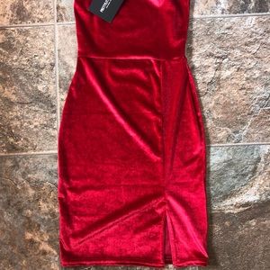 Prettylittlething bandeau dress